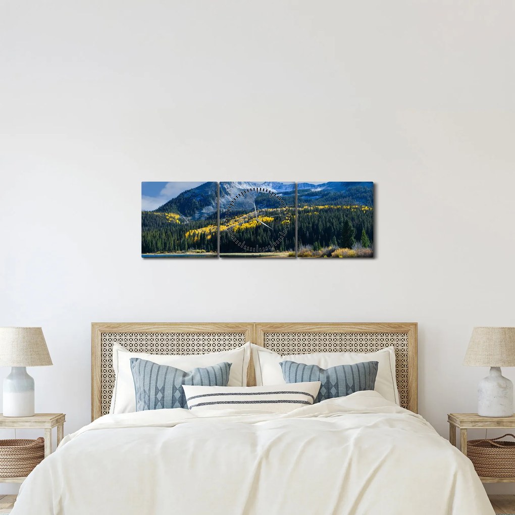 Tablou - Lost Lake, Oregon (cu ceas) (90x30 cm)