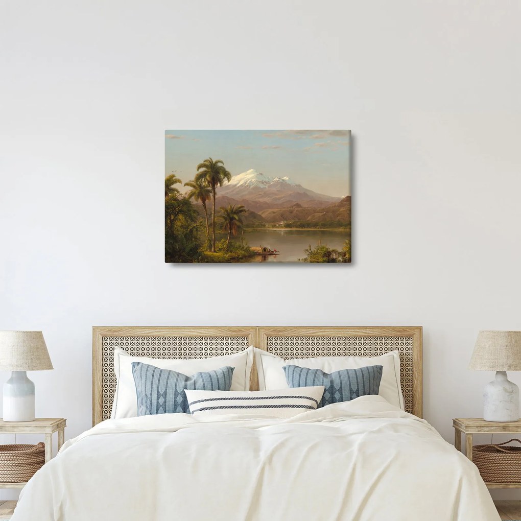Tablou - Frederic Edwin Church, Tamaca Palms, reproducere (70x50 cm)