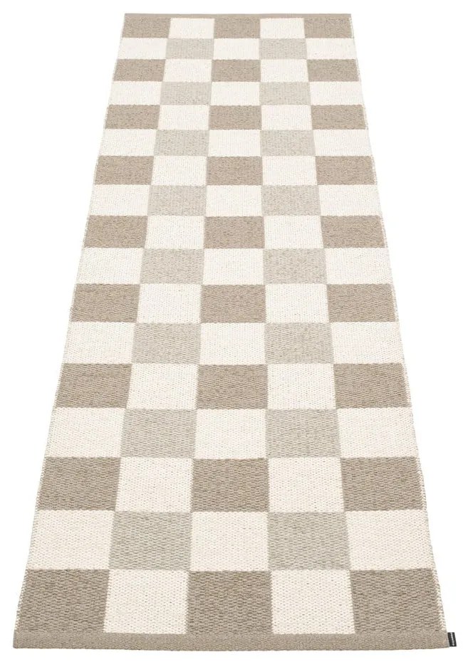 Covor tip traversă pentru interior și exterior bej/crem 70x240 cm Pix Dark Linen – Pappelina