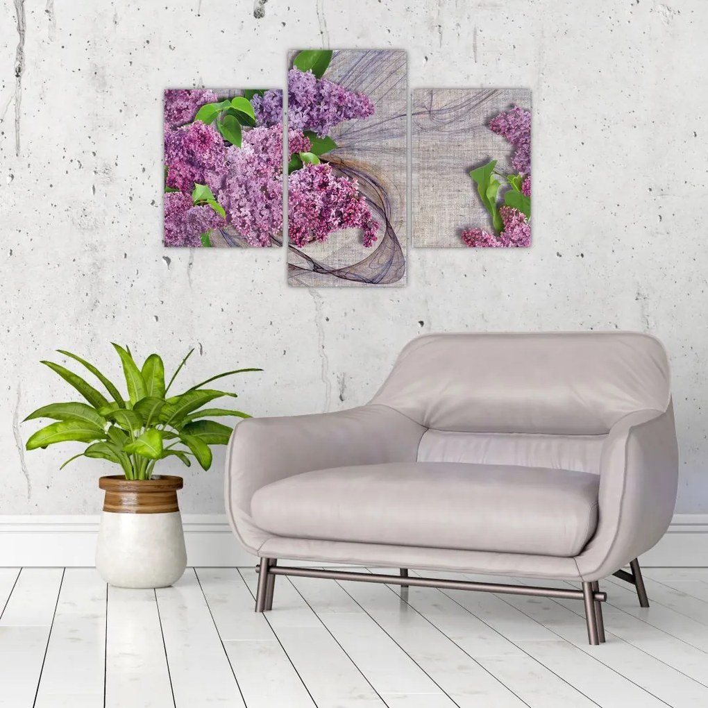Tablou - Flori de liliac (90x60 cm)