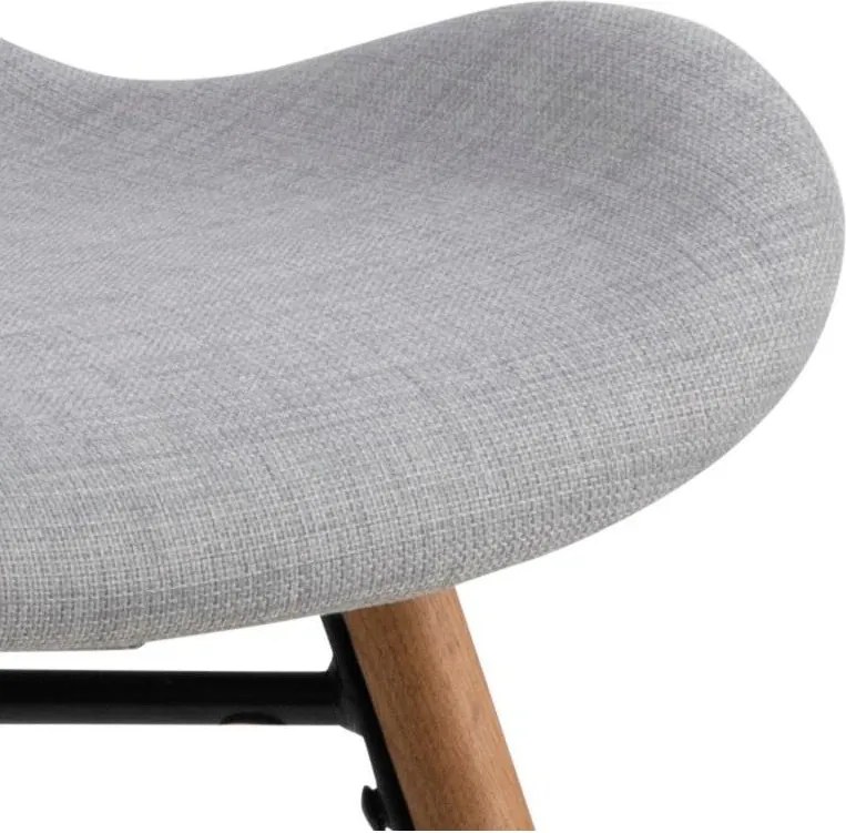 Set 2 scaune Actona Batilda, gri deschis