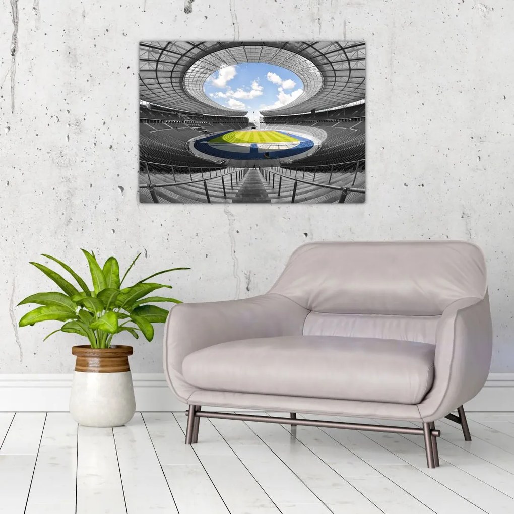 Tablou - stadionul de fodbal (70x50 cm)