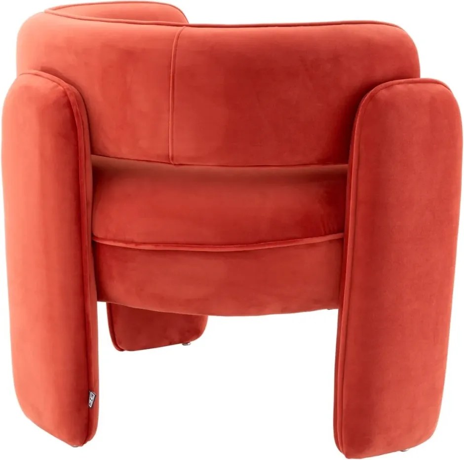 Scaun modern design LUX Chaplin, Savona orange