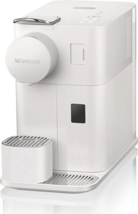 La mâna a doua: Espressor cu capsule DeLonghi EN510W, 1450W, 19 bar, 1 l, Nespresso, Auto shut-off, Alb
