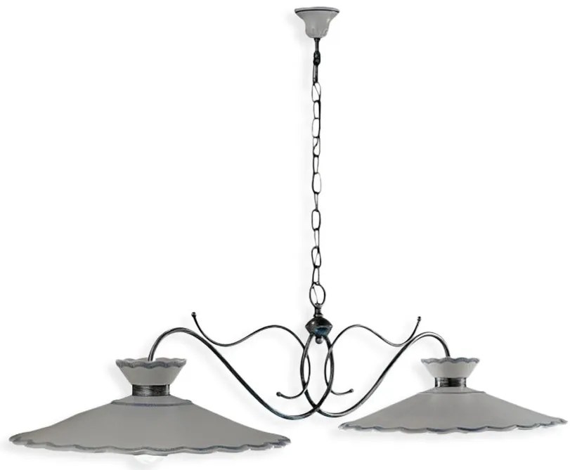 Lustra design clasic realizata manual din ceramica RAVENNA 2L