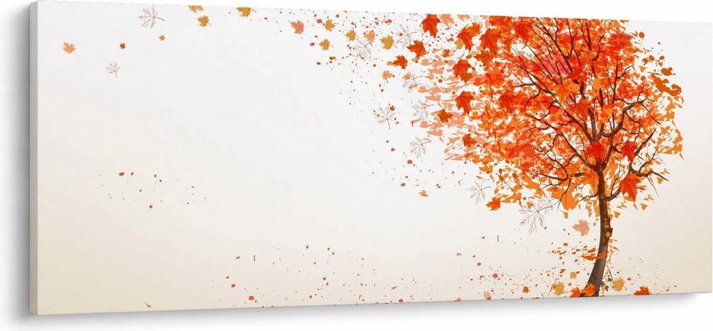Tablou - Copac în vâmnt (120x50 cm)