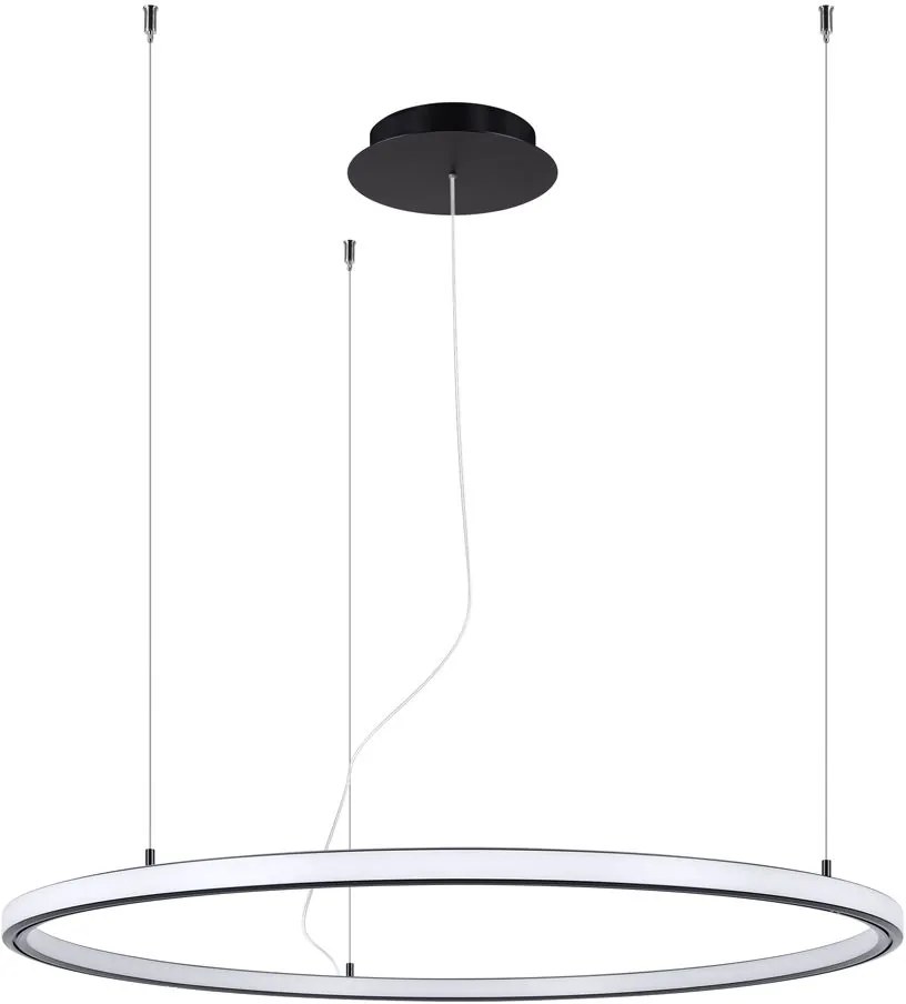 Thoro Lighting Risa lampă suspendată 1x76 W negru TH.276