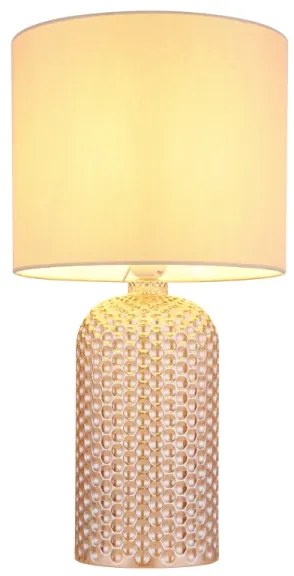 Lampă de masă Globo 21735CH SOFIA 1xE27/60W/230V bej