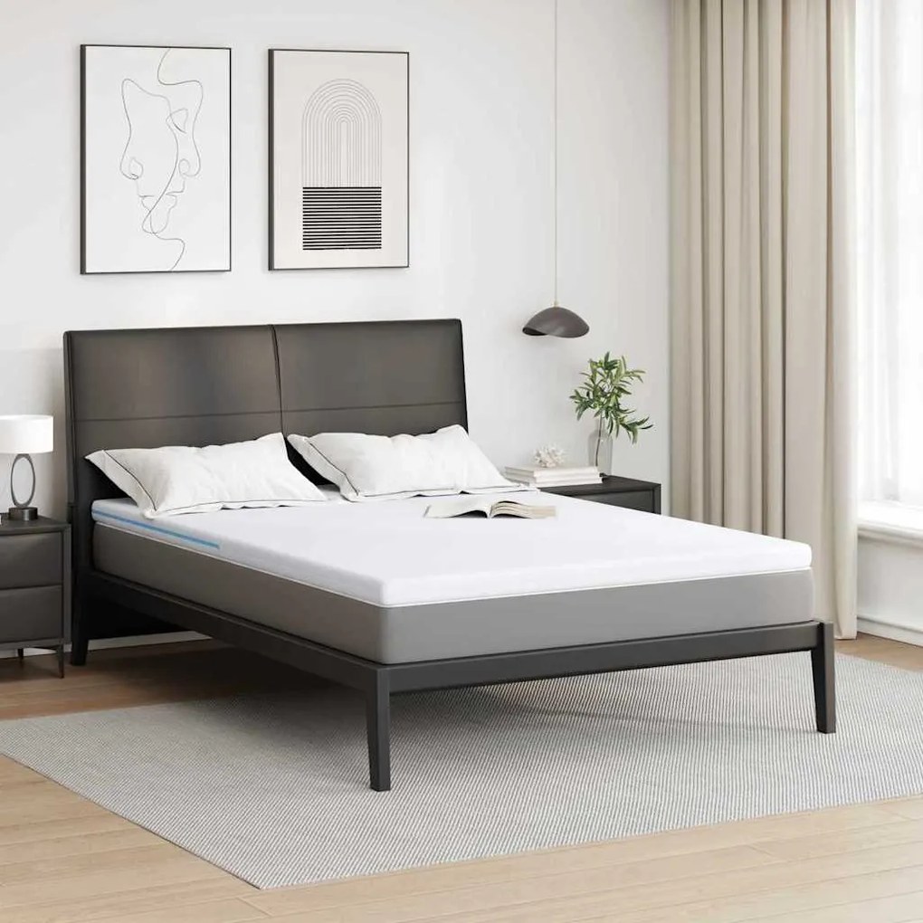 vidaXL Păturile pentru saltea Alb 140 x 190 cm