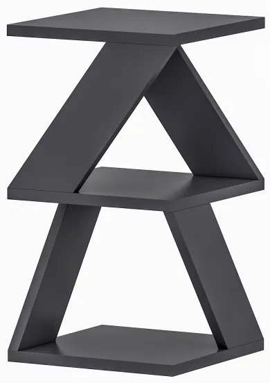 Măsuță laterală ALBENI 50x30 cm antracit