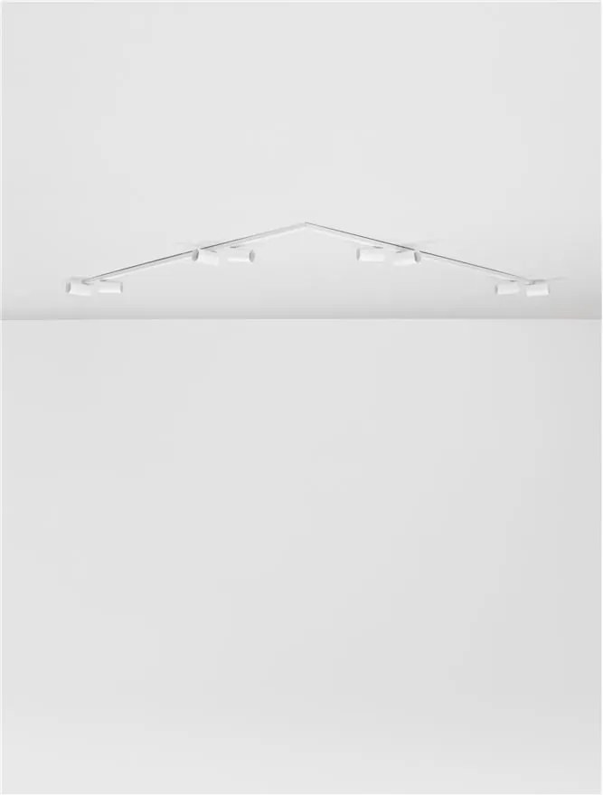 Lustra cu 8 Spoturi directionabile stil minimalist OSO, NVL-9030919