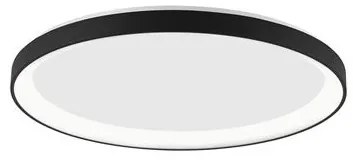 Plafoniera LED moderna design slim 38cm PERTINO negru NVL-9853672