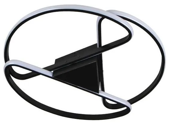 Plafonieră LED dimabilă LED/75W/230V 3000-6500K negru + telecomandă