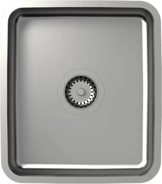 Chiuveta inox sub blat Quadron Unique Patric inox periat 39x44 cm