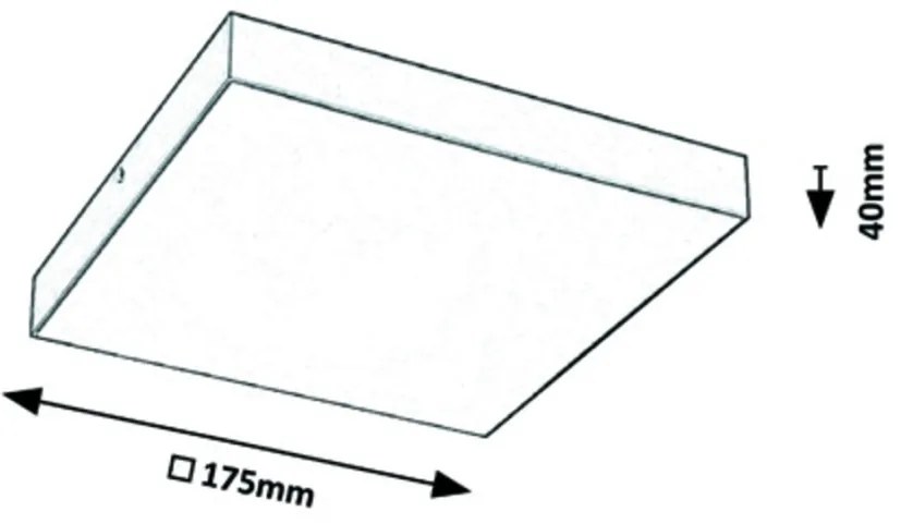 Plafoniera LED slim de exterior IP44 Tartu alb 17,5cm