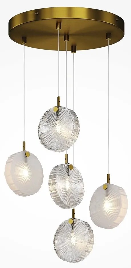 Lustra suspendata design decorativ modern Frozen 5L