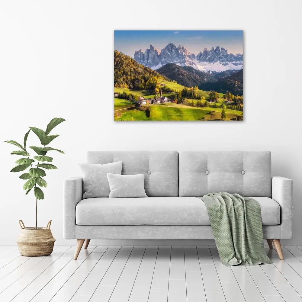 Tablouri tipărite pe pânză Panorama munților