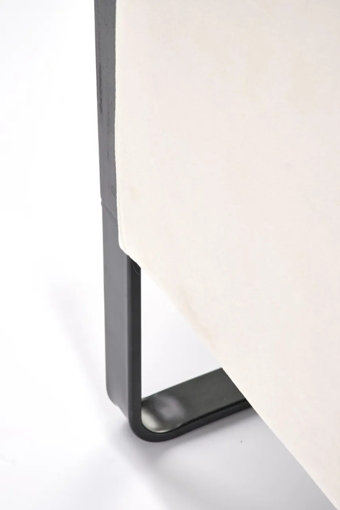 Fotoliu Ilario velvet/rattan - H77 cm