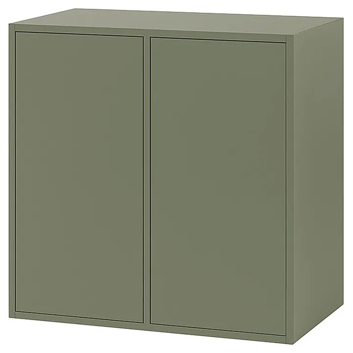 Boxie 2 uși dulap de perete 80x80x37 cm verde