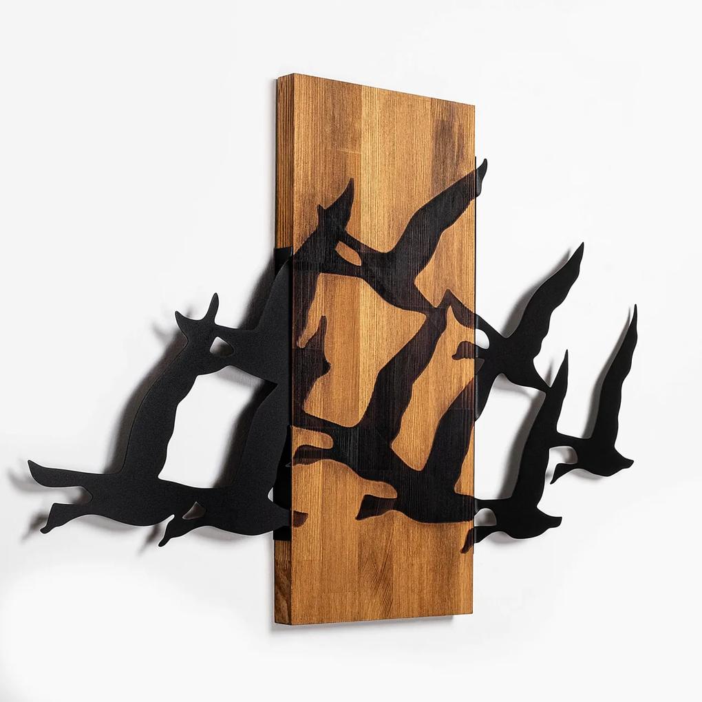 Accesoriu decorativ de perete din lemn Migrant birds - 375