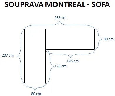 Set poliratan de grădină MONTREAL