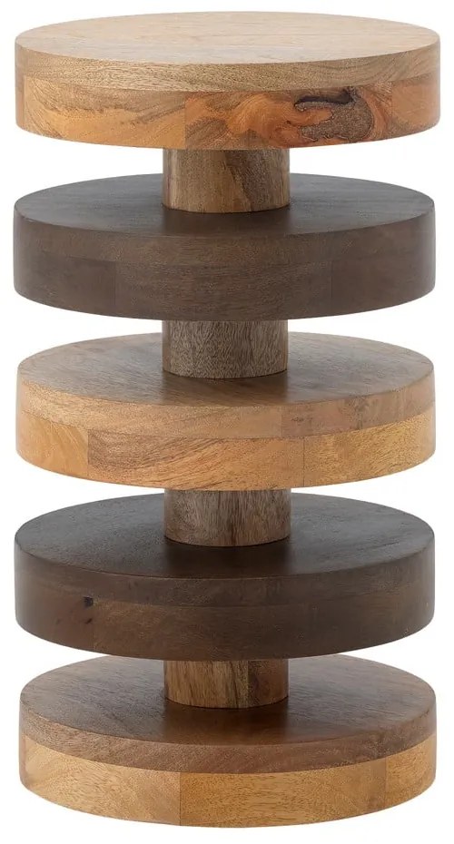 Măsuță auxiliară rotundă din lemn de mango ø 25 cm Franka – Bloomingville