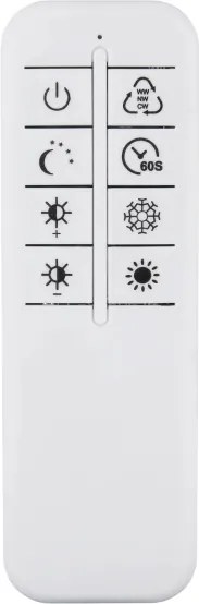 Globo 68288D - Plafonieră LED reglabilă MIRRORA 40W/230V Ø 51,5 cm neagră + telecomandă