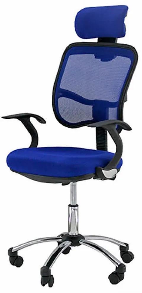 Scaune ergonomice birou OFF 704  albastru