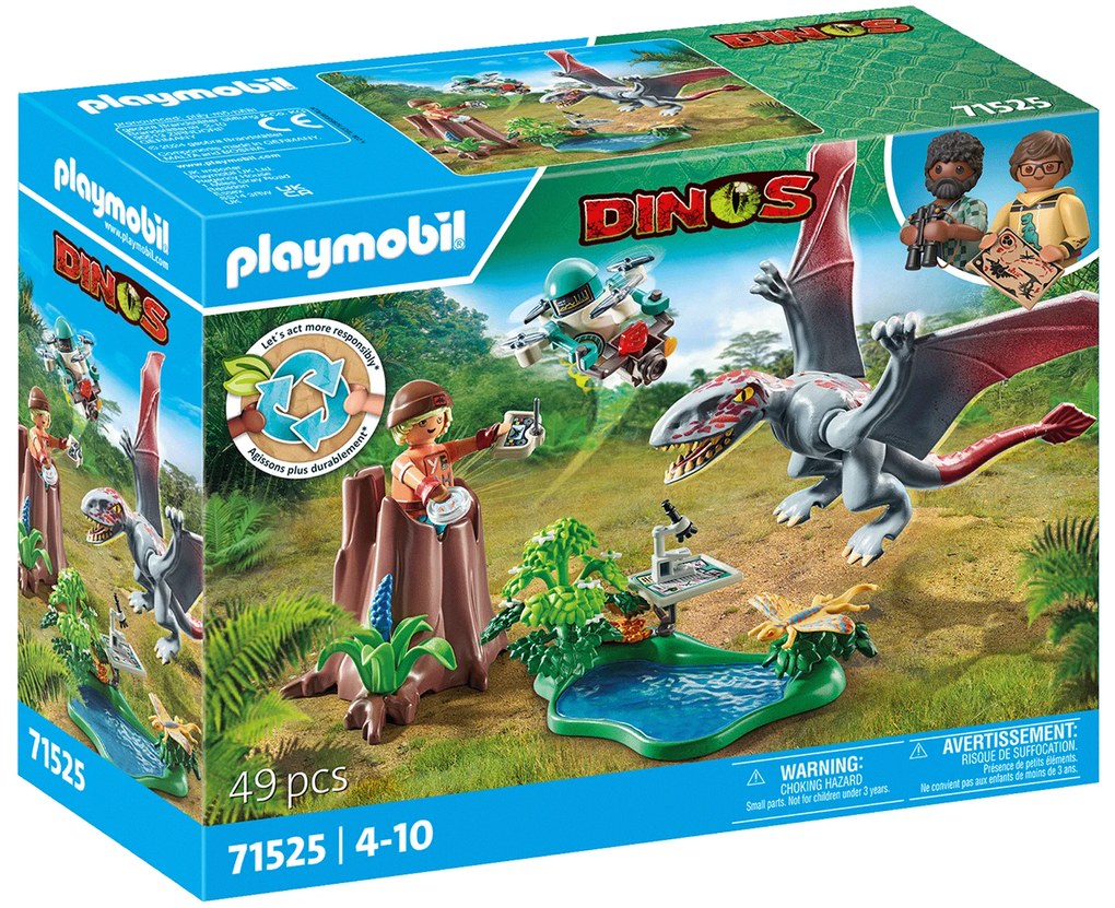 OBSERVATOR PENTRU DIMORPHODON - PLAYMOBIL DINOS (PM71525)