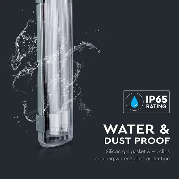 Corp de iluminat LED fluorescent T8 2xG13/22W/230V IP65 4000K 156 cm