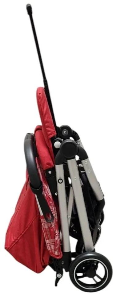 Carucior sport ultracompact pentru copii BABY CARE 311 Transformabil in troller, Spatar reglabil in 3 trepte, Pozitie somn, Rosu