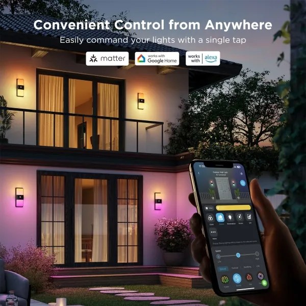 Govee - LED RGBIC corp de iluminat exterior reglabil LED/230V IP65 2700-6500K Wi-Fi