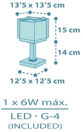 Dalber 63451 - Lampă LED pentru copii BABY DINOS 1xG4/4W/230V multicoloră