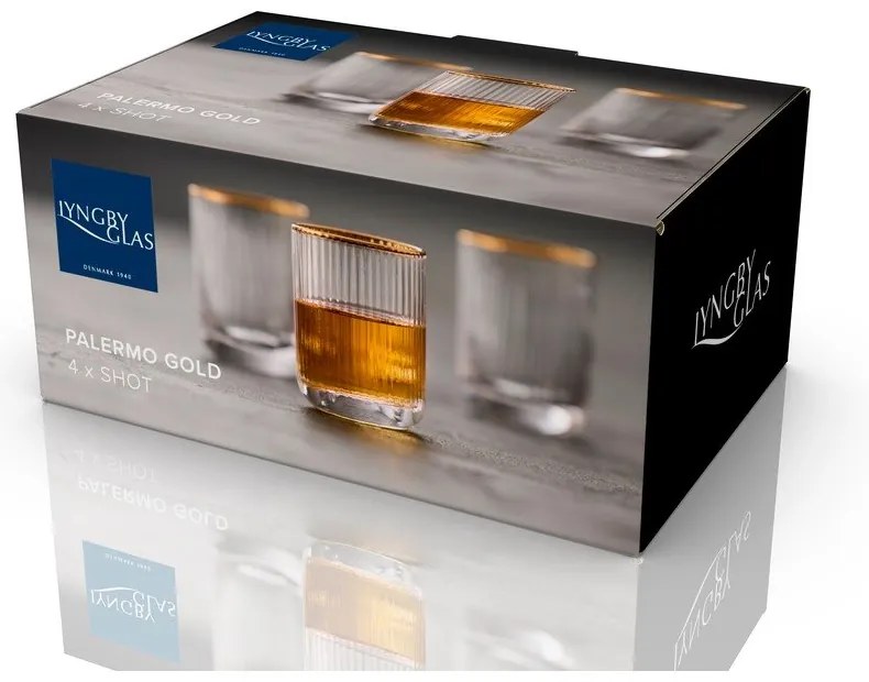 Set de pahare 4 buc. de shoturi 60 ml Palermo – Lyngby Glas