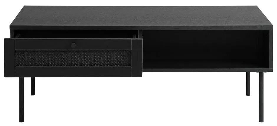 Măsuță de cafea neagră 60x110 cm Pensacola – Unique Furniture