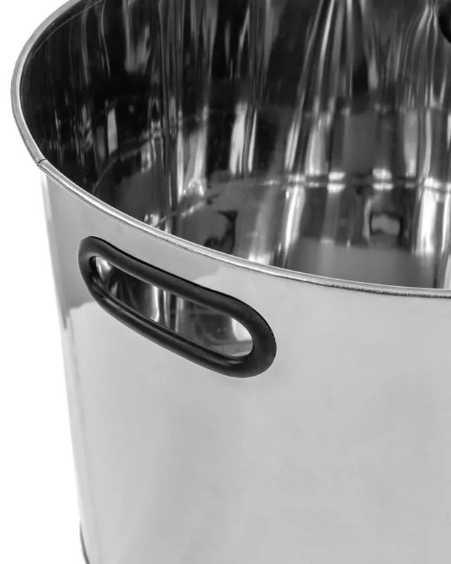 Coș din oțel inoxidabil pentru lemne de foc