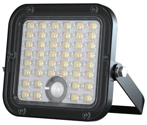 Proiector solar LED reglabil 10W 3,7V 4000/6000K IP65 cu senzor + DO