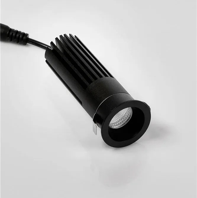 Mini Spot incastrabil LED 10W 3000K Duran negru