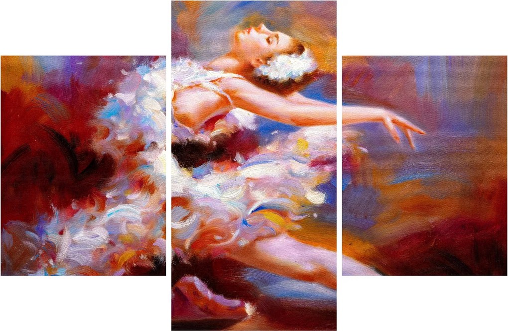 Tablou - Balerină,pictură (90x60 cm)