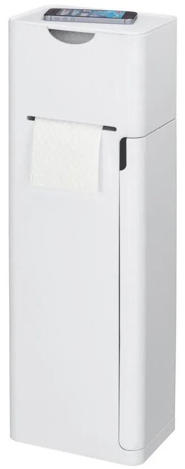 WENKO 24212100 - Perie WC IMON, 20 x 58,5 cm, albă