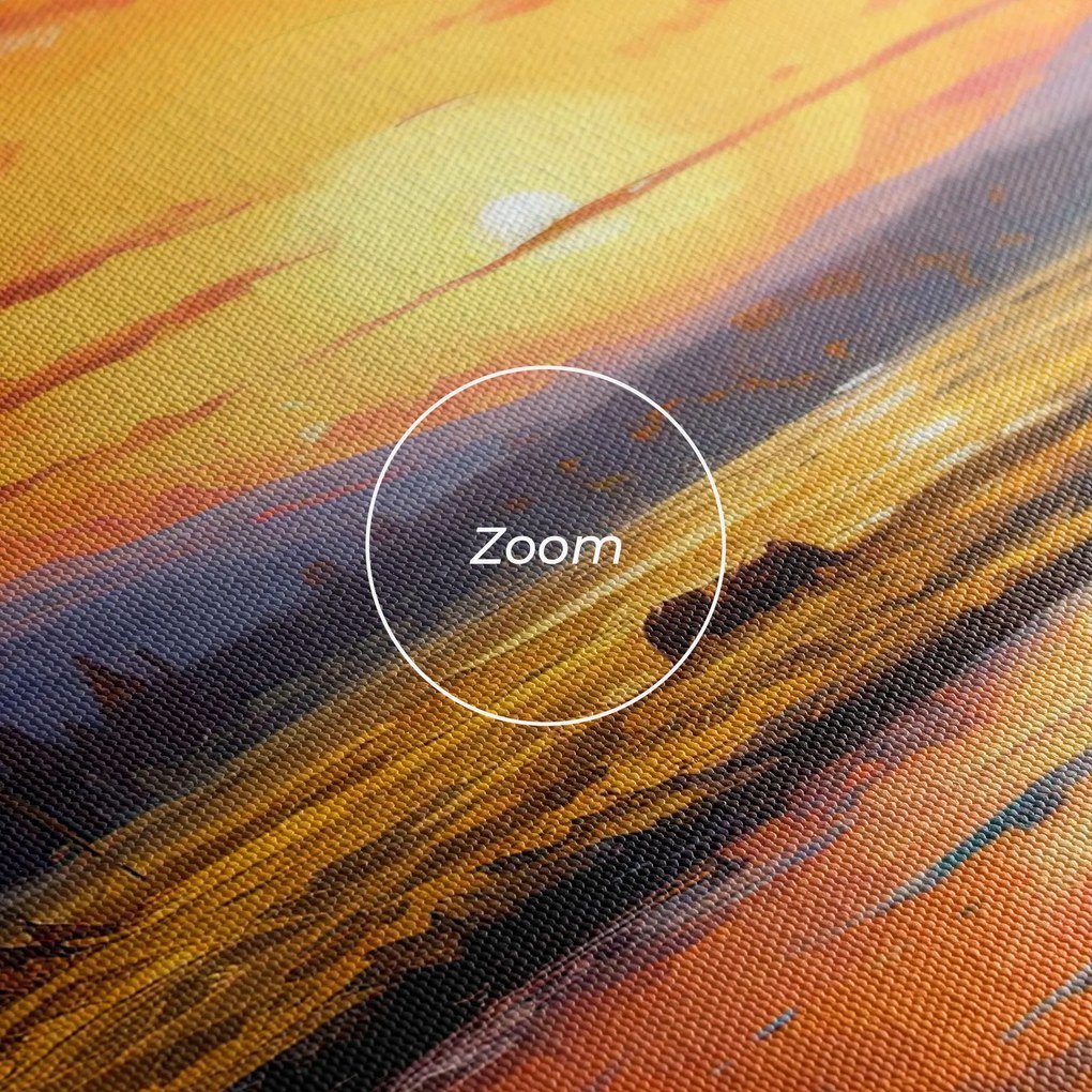 Tablou Canvas, 100x200cm, Dormitor si Living, Moderne, Textura de pictura, Wild Horses Painting