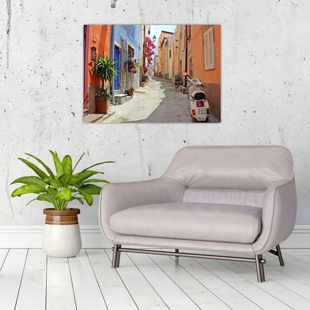 Tablou cu strada din Sardinia (70x50 cm)