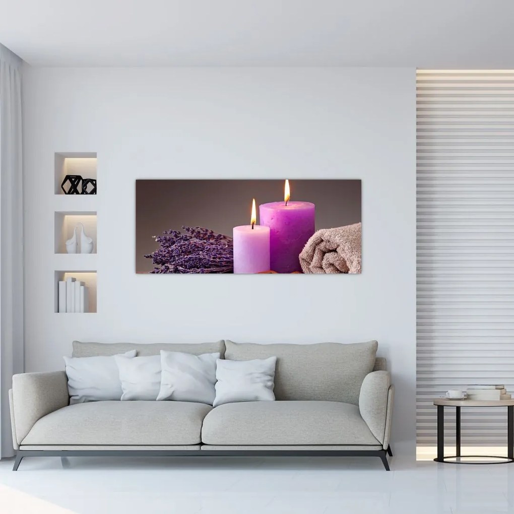 Tablou cu produsele spa (120x50 cm)