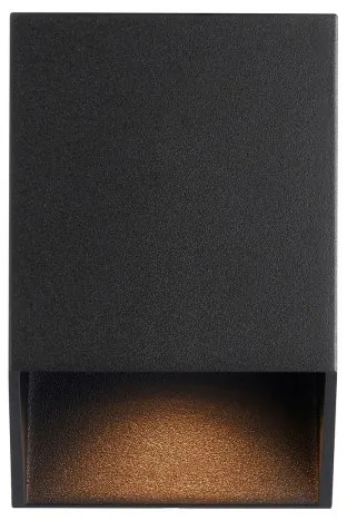 Nordlux - Aplică de perete pentru exterior NIKO 1xGU10/25W/230V IP54 neagră