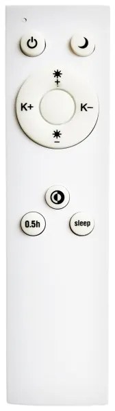 Plafonieră LED dimabilă REVIT LED/70W/230V d. 75 cm alb Top Light + telecomandă