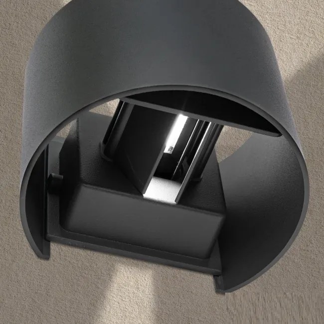 Aplica LED de exterior design modern ambiental IP54 GRETA antracit