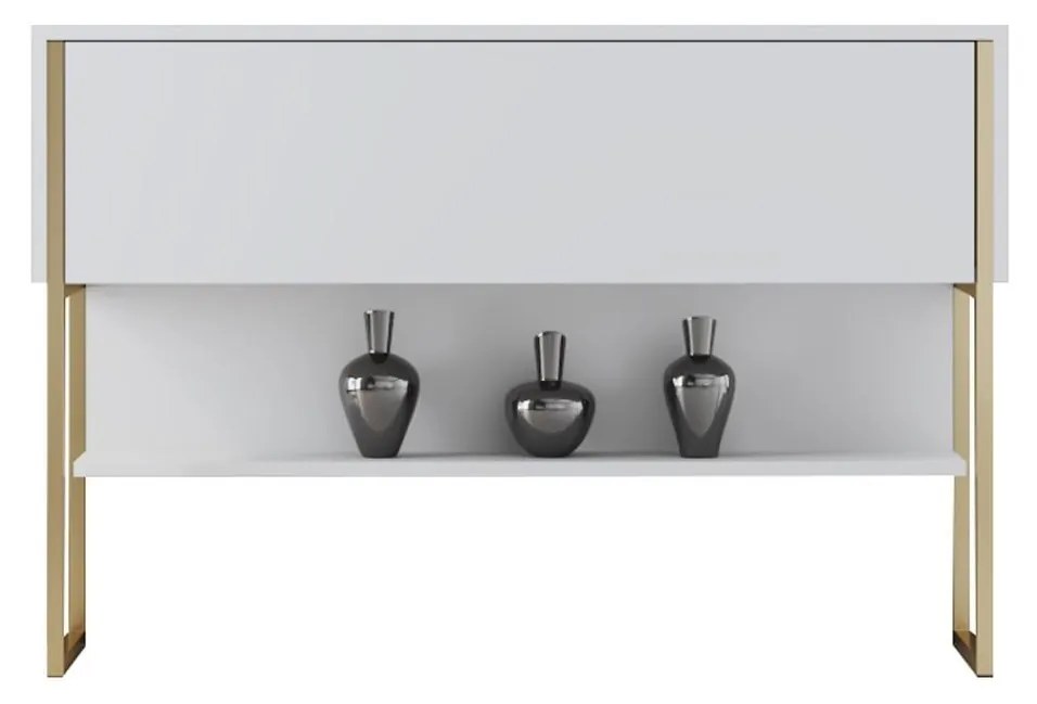 Măsuță consolă Luna 4 (auriu + Alb) . 1102310
