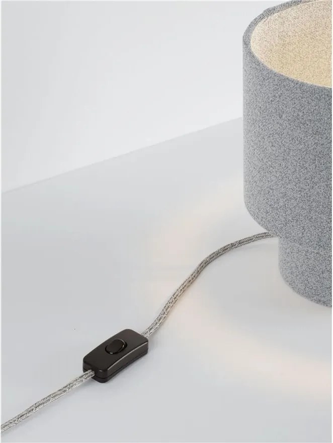 Veioza, Lampa de masa cu abajur gri SYRIN