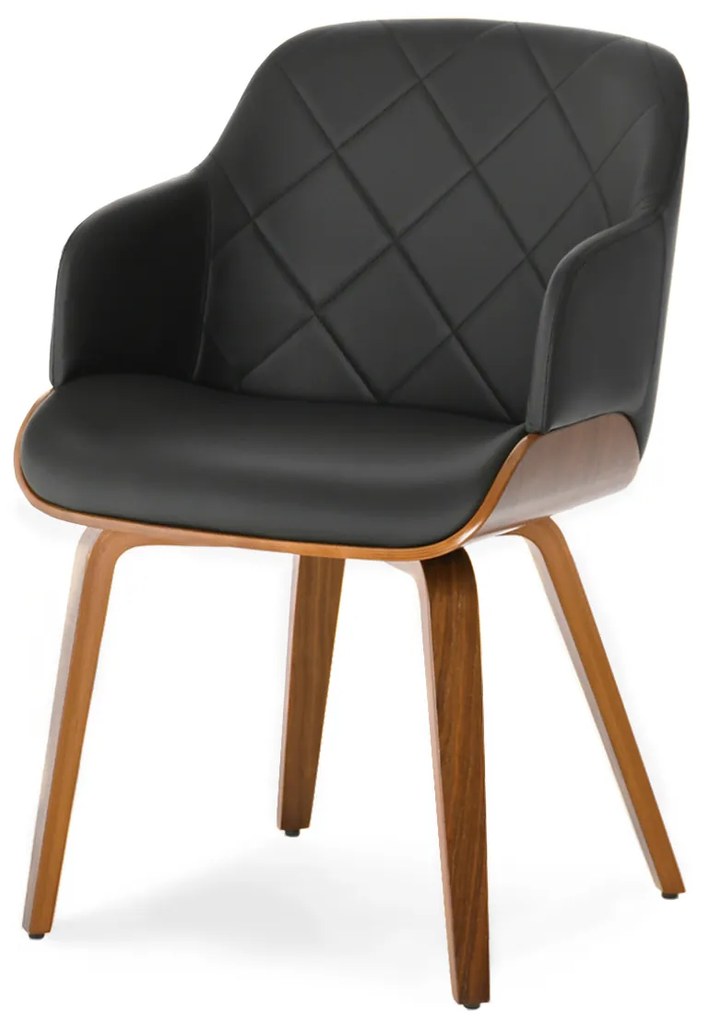 Scaun Sorien K (negru + nuc). 1111268