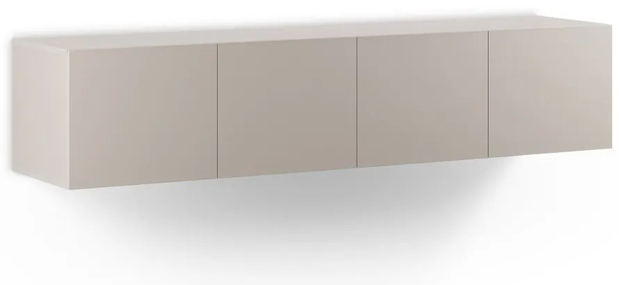 Comodă TV crem 180x38x35 cm Daroca – Marckeric